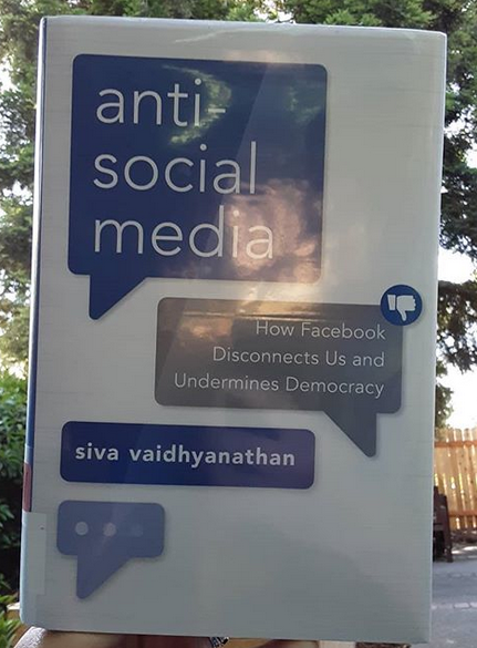 cover of the book "anti-social media"