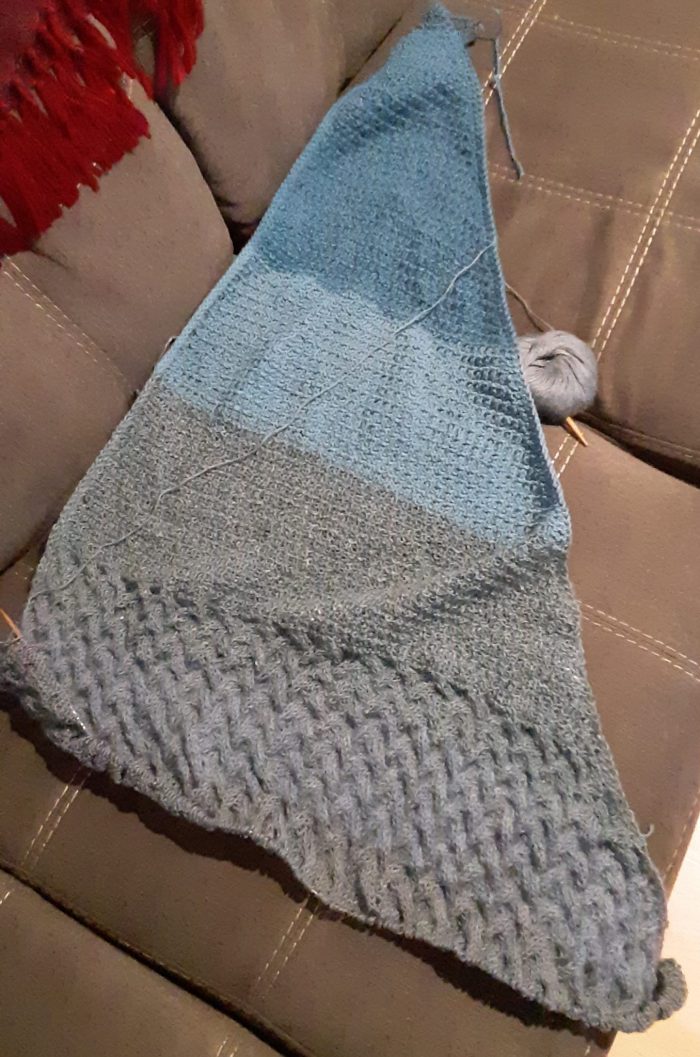 shawl progress