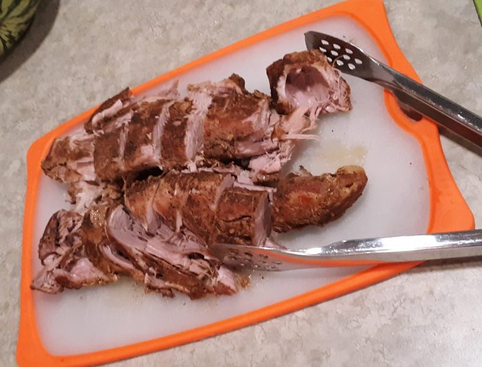 slow-cooked pork tenderloin