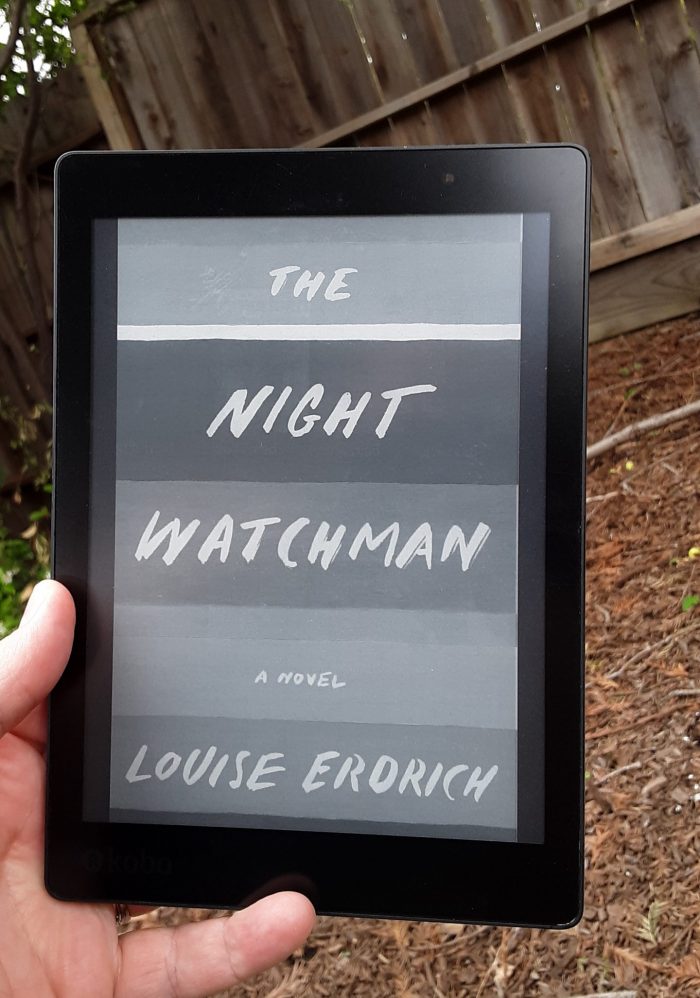 book cover for The Night Watchman on Kobo ereader