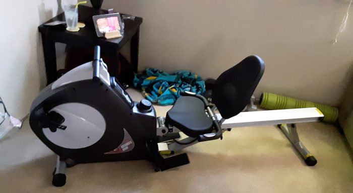 rowing machine/stationary bike newly assembled