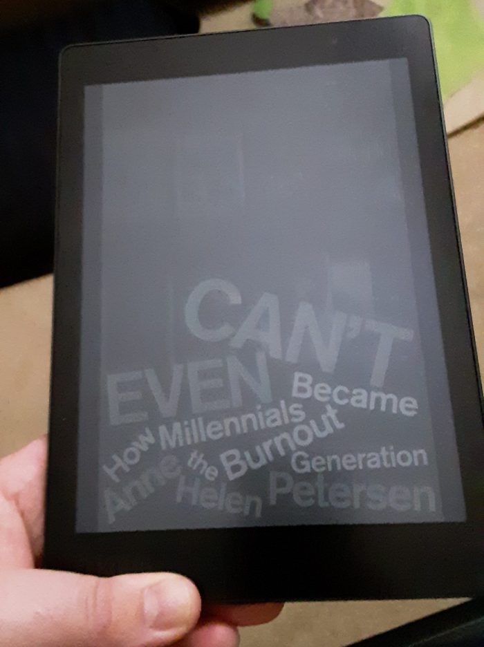 book cover for "Cant Even" as seen on kobo ereader