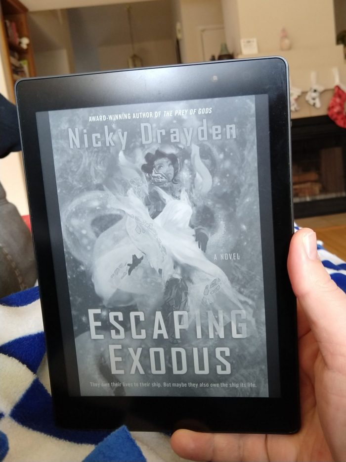 book cover on kobo ereader: Escaping Exodus