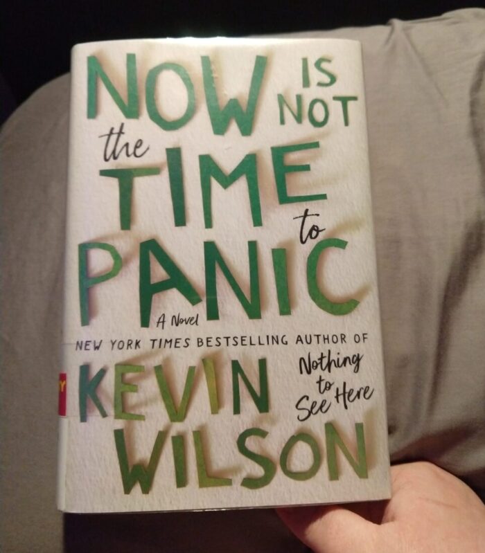 hardcover book: Now Is Not the Time to Panic