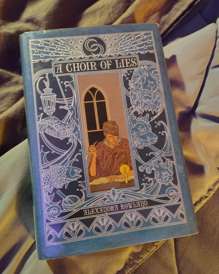 Hardback book "A Choir of Lies"