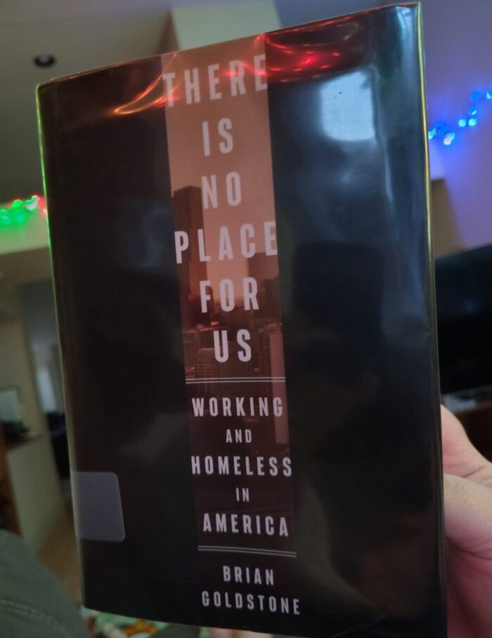 hardback book: There is No Place for Us