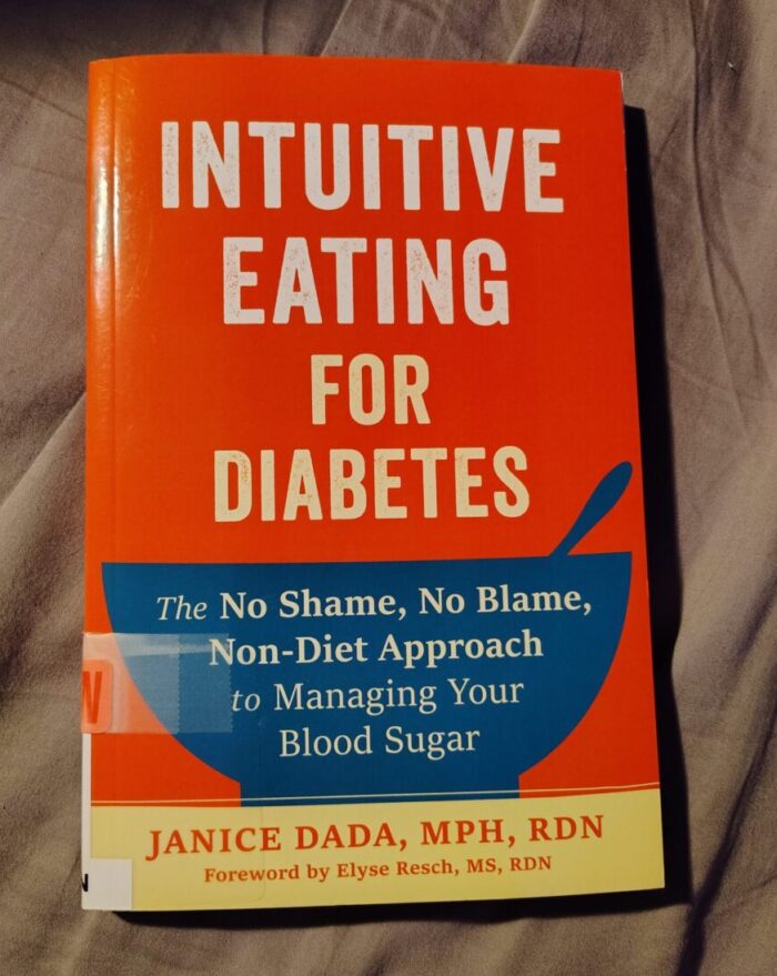 paperback book: Intuitive Eating for Diabetes