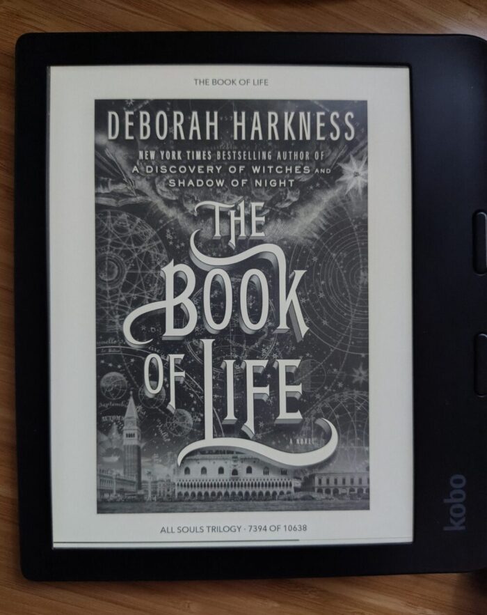 cover for The Book of Life shown on kobo ereader