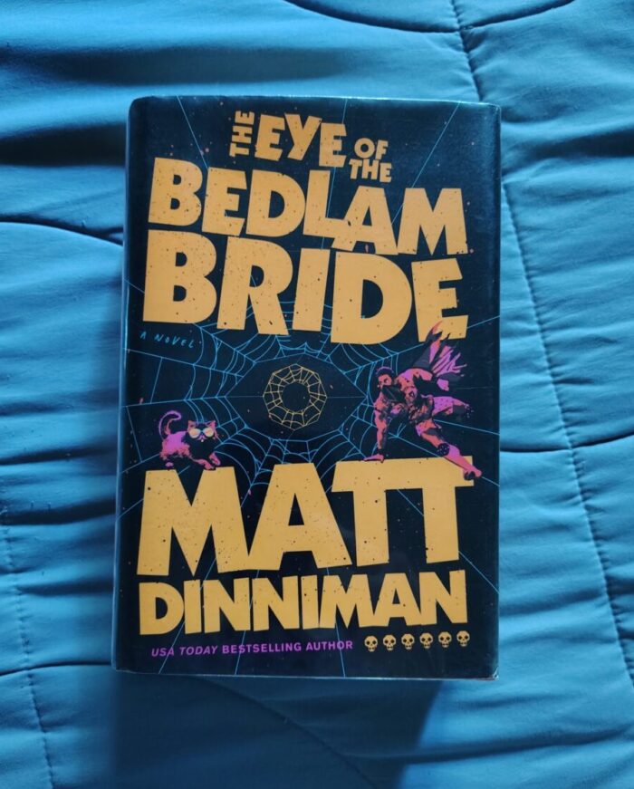hardcover book: The Eye of the Bedlam Bride